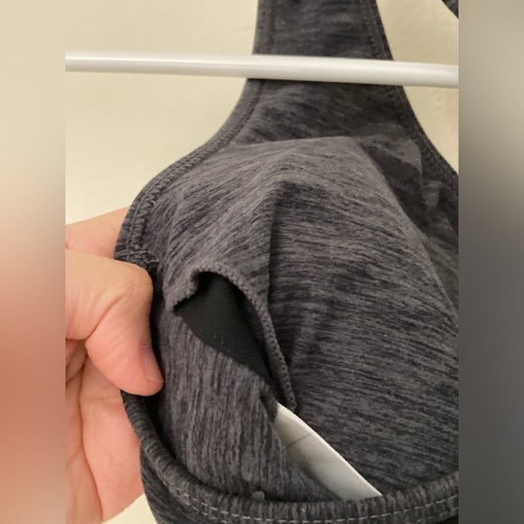 LuLaRoe Rise Invincible Sports Bra - dark heather grey, sz S. - Picture 11 of 12
